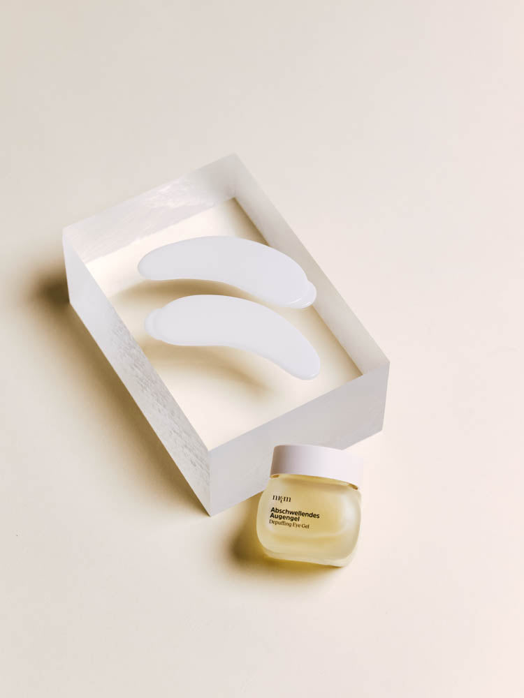 Abschwellendes Augengel und wiederverwendbare Augenpads von nkm