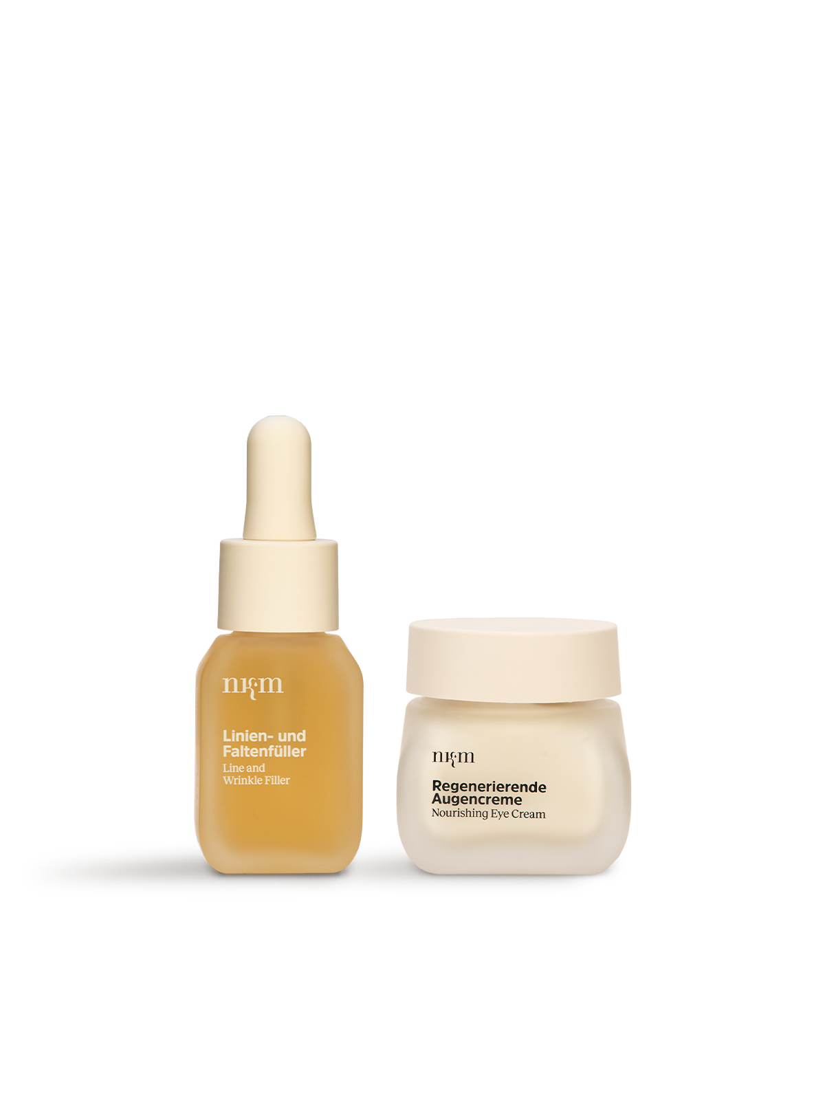 Linien- und Faltenfüller und Regenerierende Augencreme von nkm