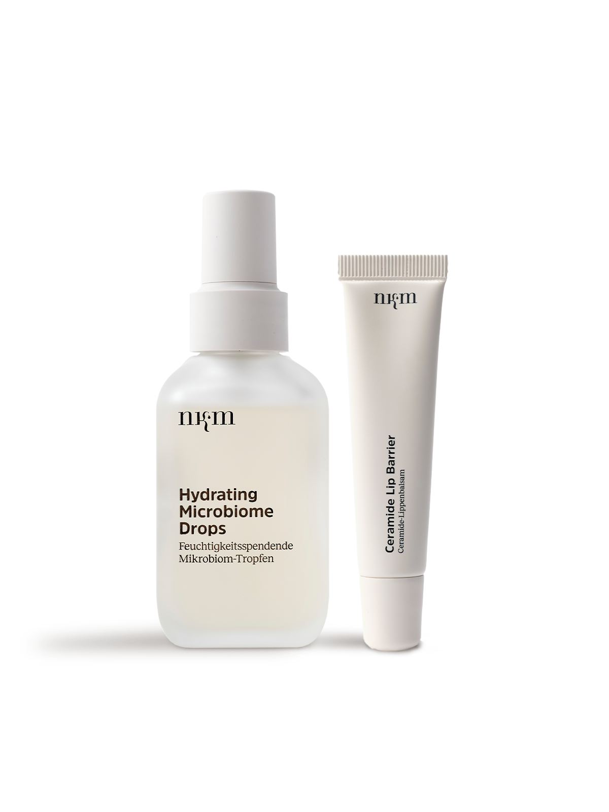 Ceramide Lip Barrier und Hydrating Microbiome Drops Barrier Face und Lips Duo