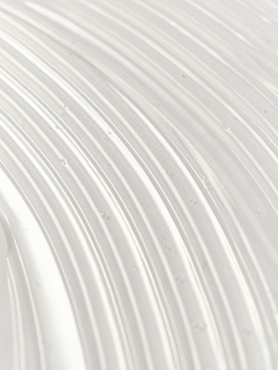 Nahaufnahme der Textur einer weißen Creme