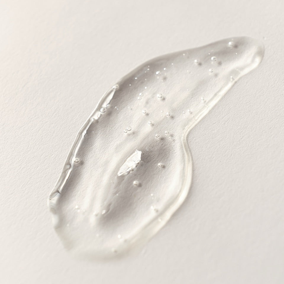 Gel aufgetragen
