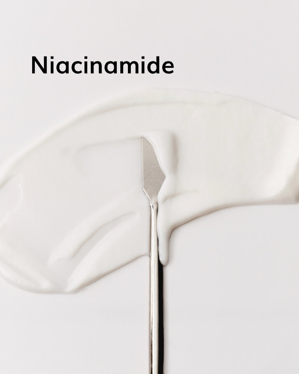 Konsistenz einer Creme mit Niacinamid