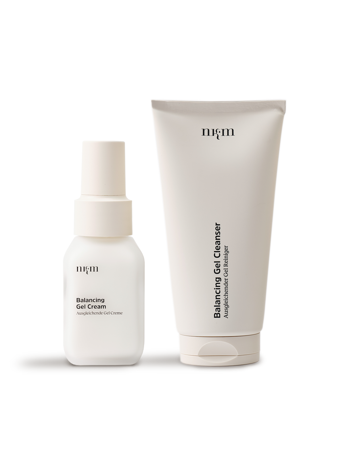 Balancing Gel Cream und Balancing Gel Cleanser von nkm