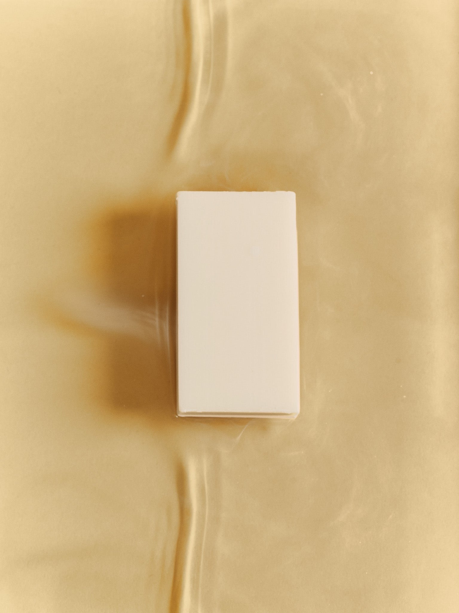 ein Stück feste Seife