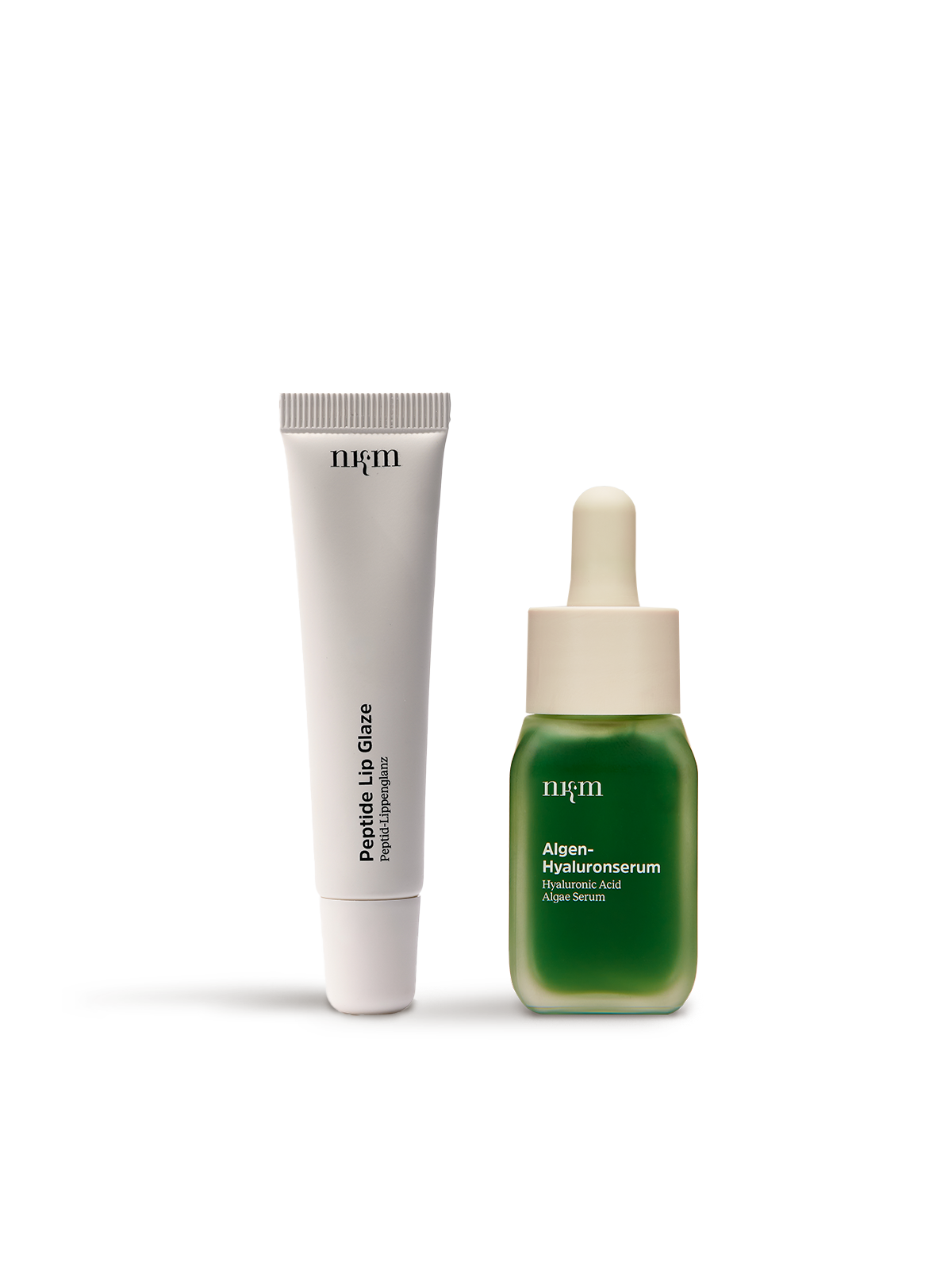 Lippenpflege Peptide Lip Glaze und Algen Hyualuron Serum Duo