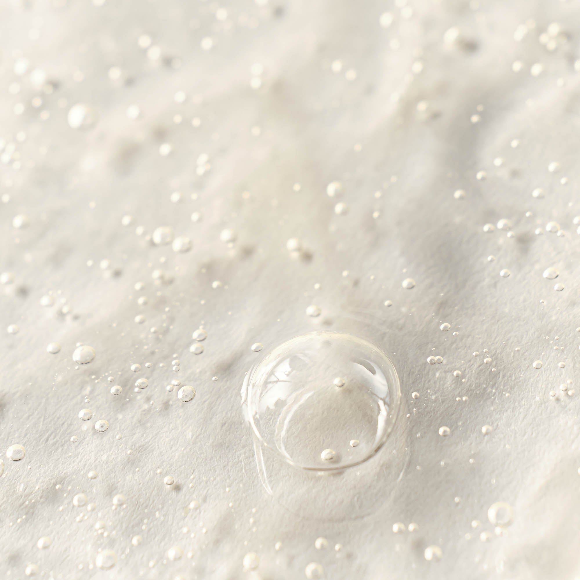 Bläschen in Nahaufnahme