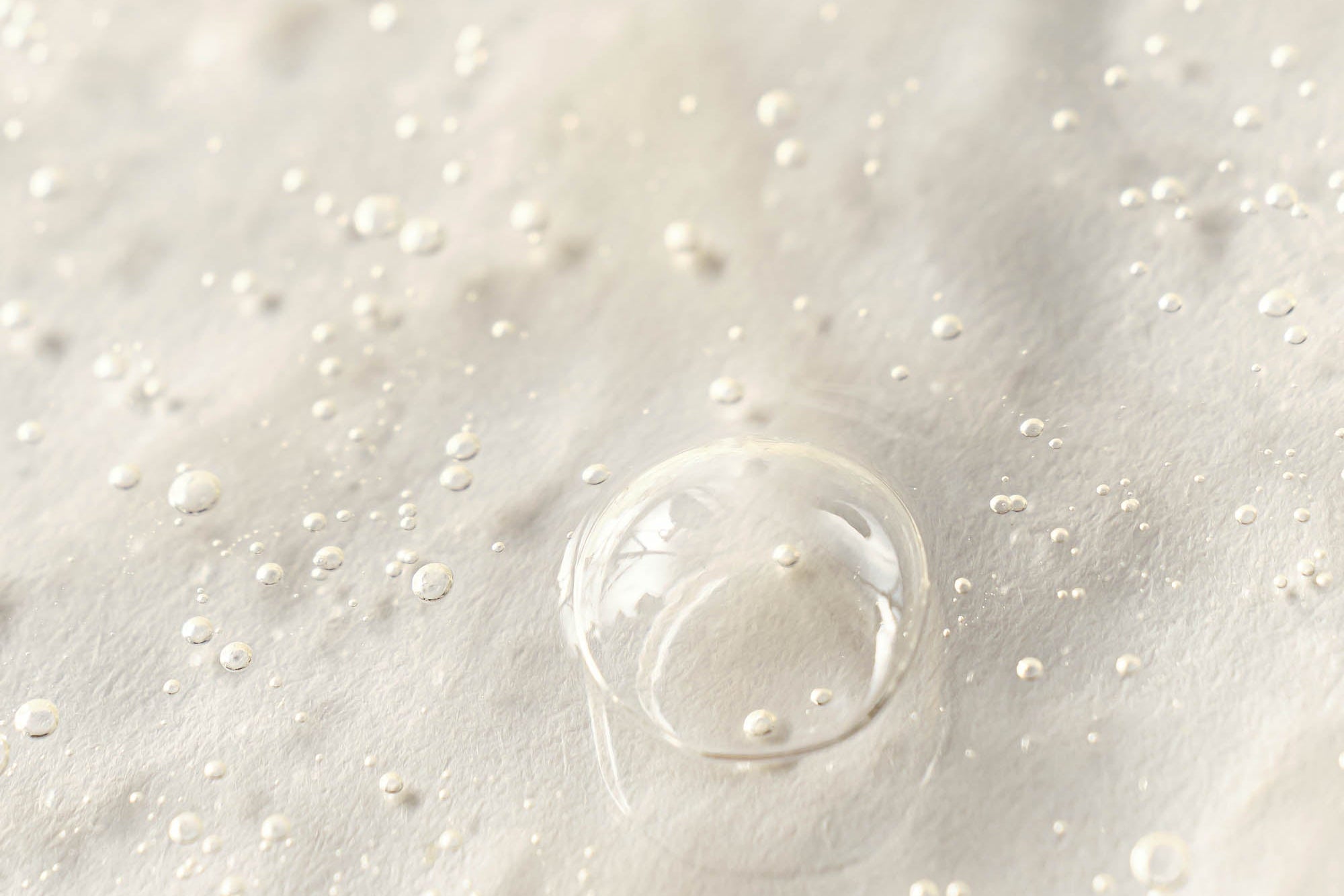 Nahaufnahme von Gel-Textur