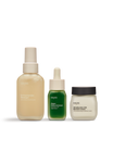 Erfrischender Reiniger, Algen-Hyaluronserum und Ultrafeuchte 24h Barriere Creme von nkm