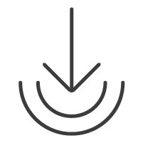 Icon tiefe Wirksamkeit