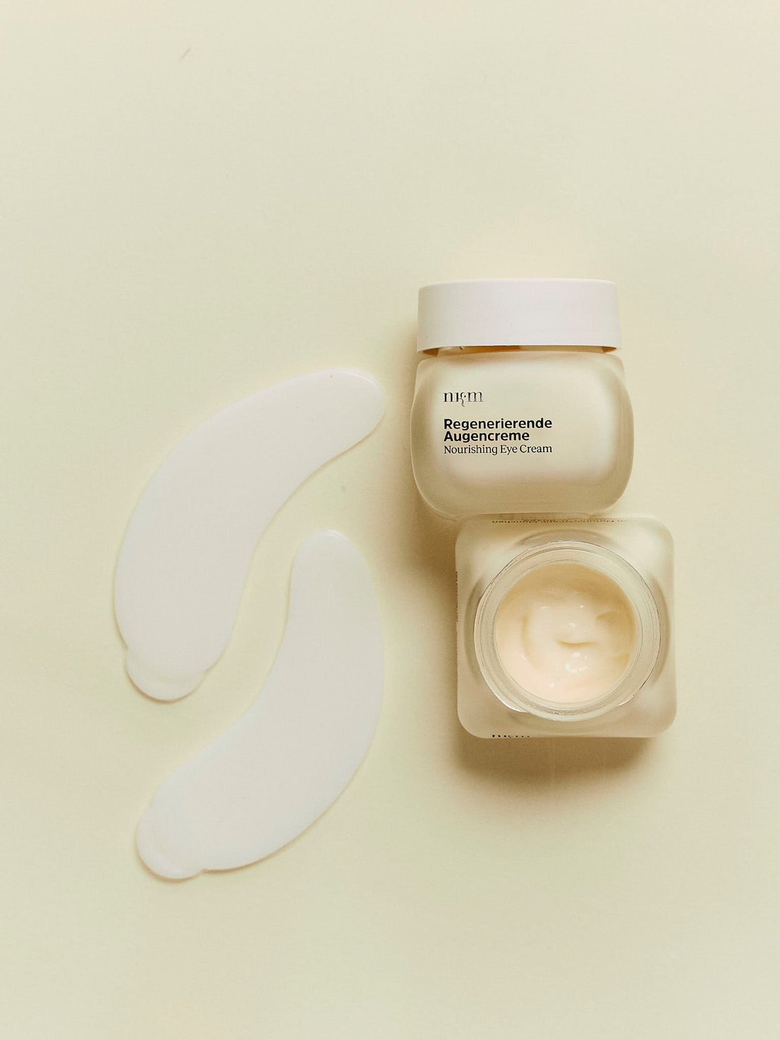 Augencreme und Augenpads von nkm