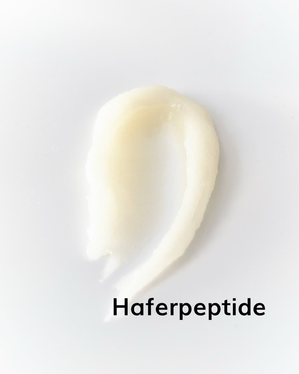 Konsistenz eines Balsams mit Haferpeptiden