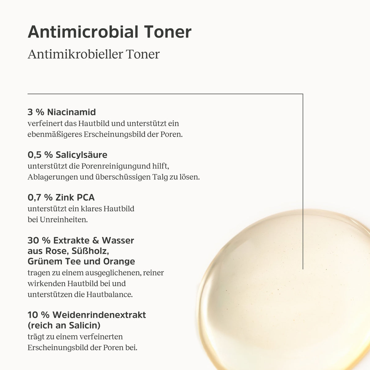 Travel Size Antimicrobial Toner