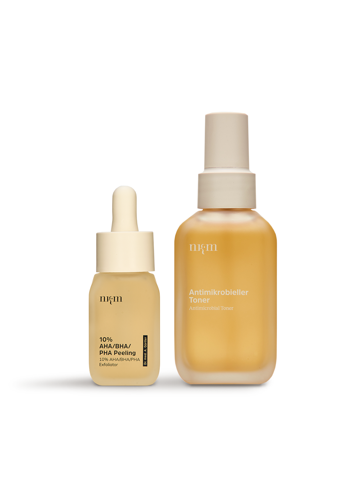 10% AHA/BHA/PHA Peeling und Antimikrobieller Toner von nkm