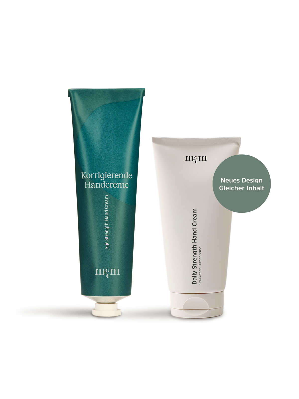 Korrigierende Handcreme und Daily Strength Hand Cream von nkm
