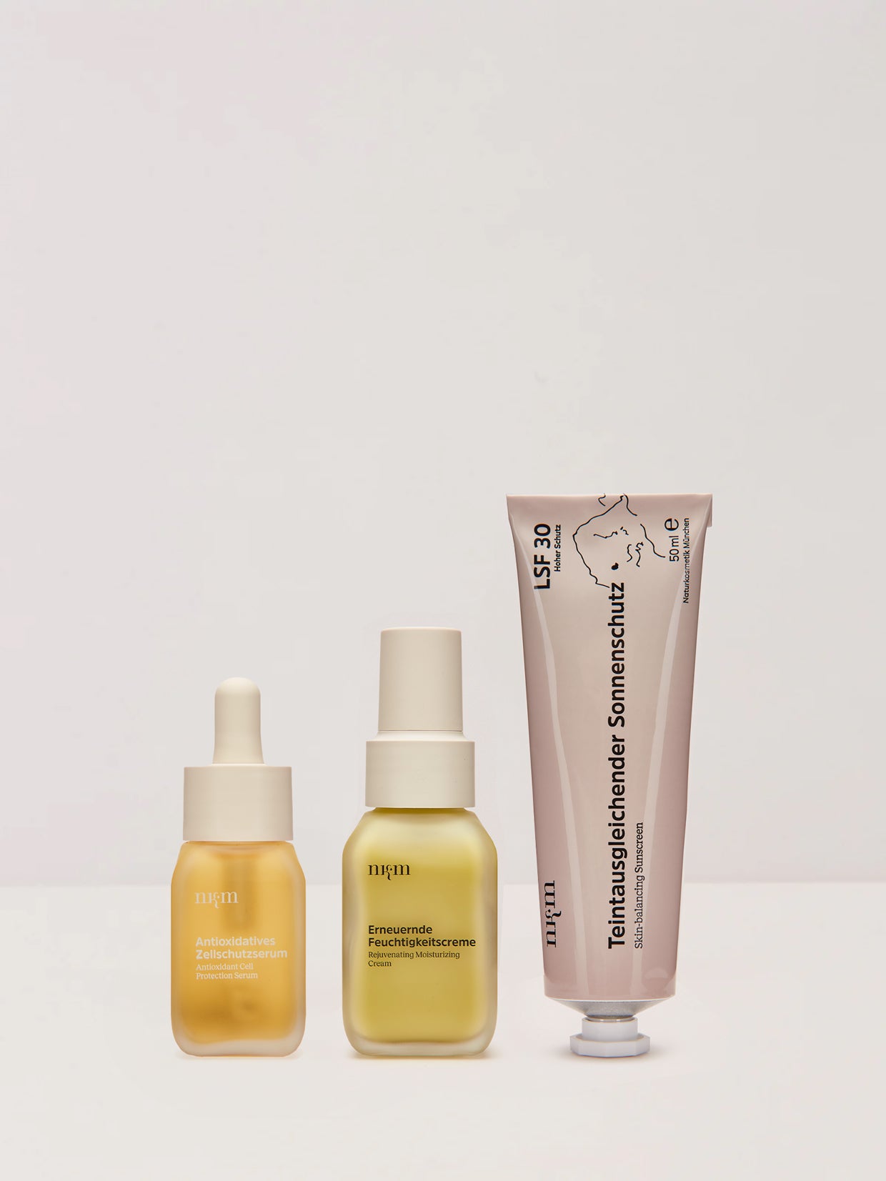 Strahlende Sommerhaut Trio